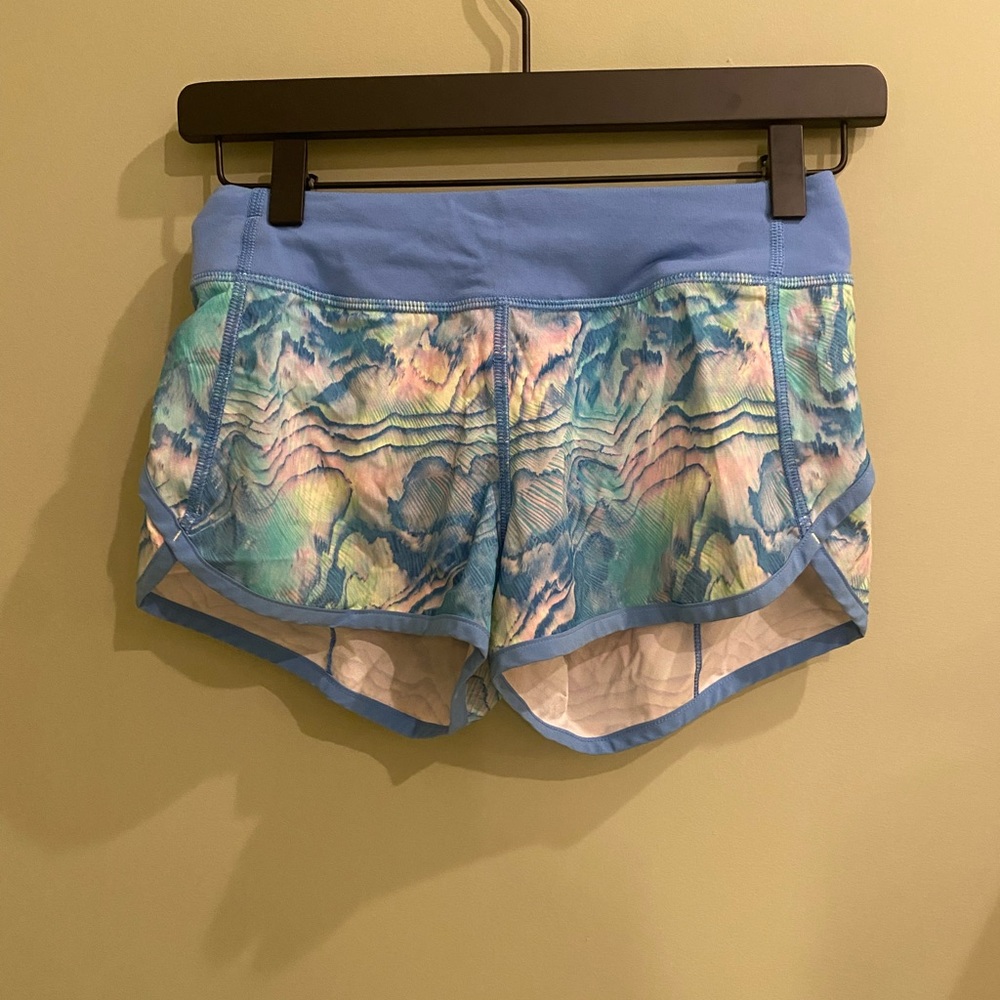Ivivva by Lululemon Blue and Multicolor Kids Shorts